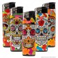 Prof Electronic Color Skull Accendino Maxi Elettronico Ricaricabile - 5 Accendini