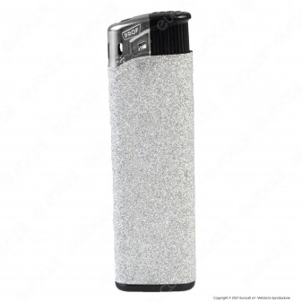 Accendini Electronic Maxi Prof Fantasia Glitter - Box da 50