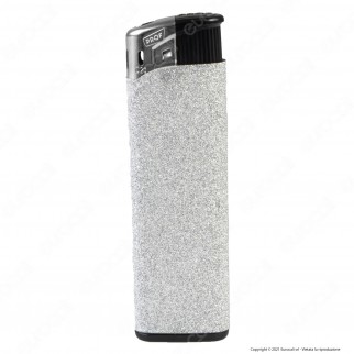 Accendini Electronic Maxi Prof Fantasia Glitter - Serie da 5