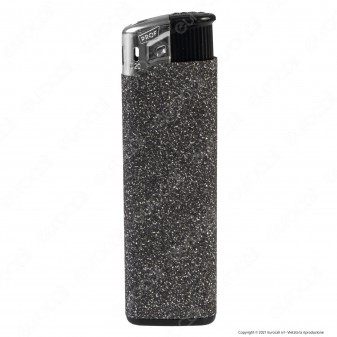 Accendini Electronic Maxi Prof Fantasia Glitter - Serie da 5
