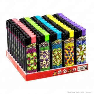 SmokeTrip Accendini Elettronici Ricaricabili Fantasia Fruit Mandala -