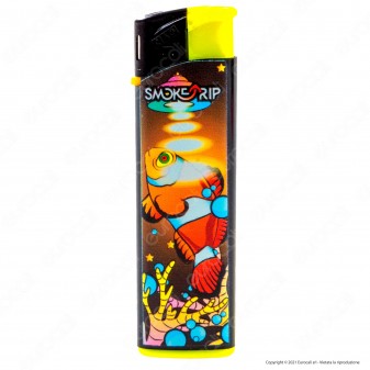 SmokeTrip Accendini Elettronici Ricaricabili Fantasia Fish Invasion -