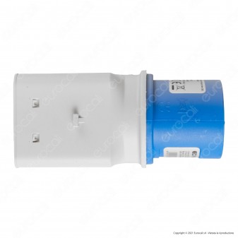 Ecova Multipresa con 1 Spina CEE industriale 16A 2P+T e 2 Prese
