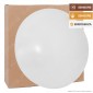 FAI Plafoniera LED 18W Forma Circolare con Copertura Opaca con Emergenza e Sensore di Movimento e Crepuscolare - mod. 5239/CO/ES