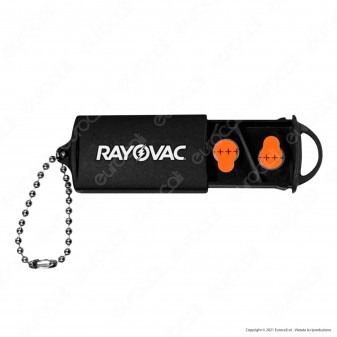 Rayovac Porta Pile Per Batterie per Apparecchi Acustici e Cocleari