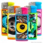 SmokeTrip Color Mini Accendini Elettronici Ricaricabili Fantasia Eyes - 5 Accendini
