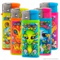 SmokeTrip Color Mini Accendini Elettronici Ricaricabili Fantasia Alien - 5 Accendini