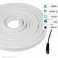 Ener-J Kit LED Striscia RGB Neon Flex 10 W/m Smart Wi-Fi 12V IP65 - Bobina da 3 metri - mod. SHA5297X
