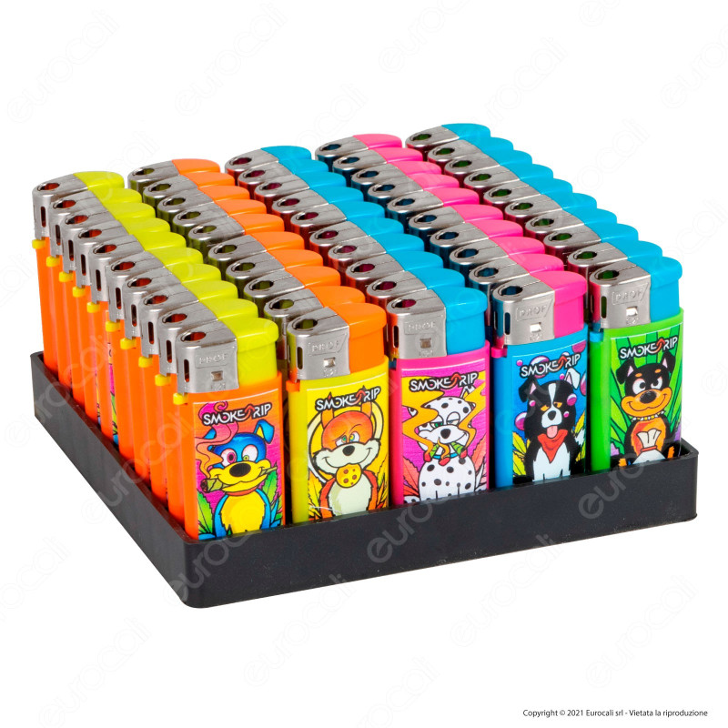 SmokeTrip Color Mini Accendini Elettronici Ricaricabili Fantasia Dog