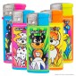 SmokeTrip Color Mini Accendini Elettronici Ricaricabili Fantasia Dog - 5 Accendini