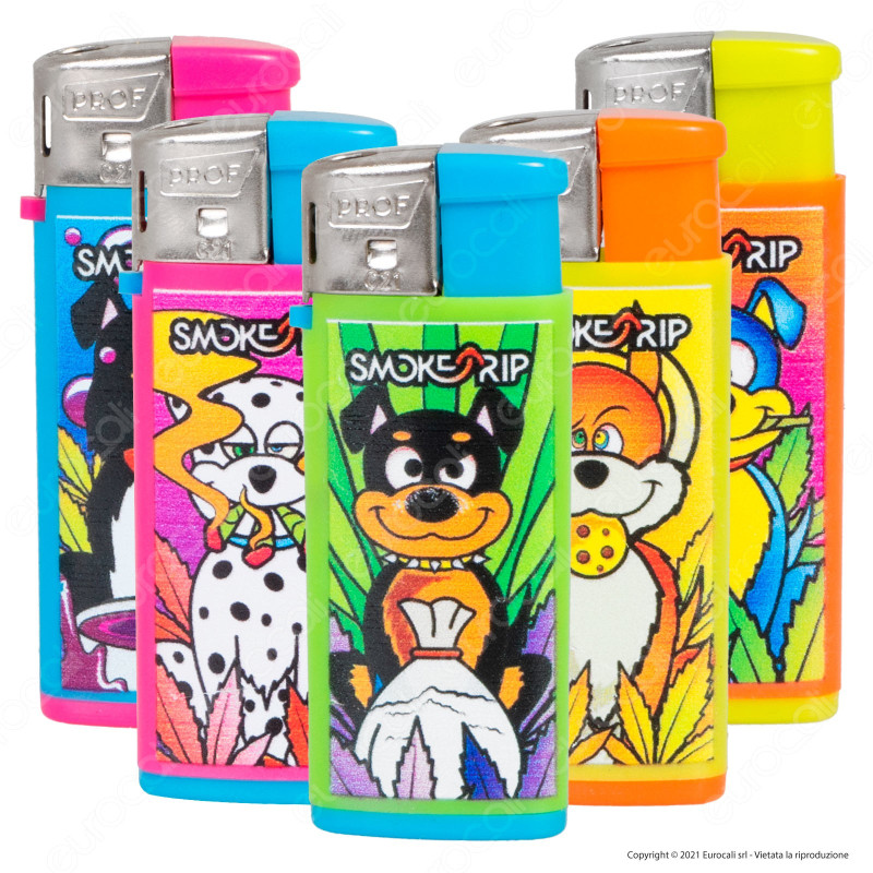 SmokeTrip Color Mini Accendini Elettronici Ricaricabili Fantasia Dog