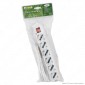 Ecova Multipresa 6 Posti Schuko + 10/16A 2P+T con Interruttore Luminoso - mod. 30351X