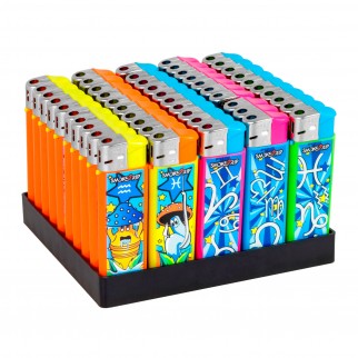 SmokeTrip Color Accendini Elettronici Fantasia Zodiaco 3 - Box da 50