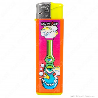 SmokeTrip Color Accendini Elettronici Fantasia Bong - Box da 50