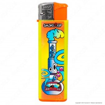 SmokeTrip Color Accendini Elettronici Fantasia Bong - Box da 50