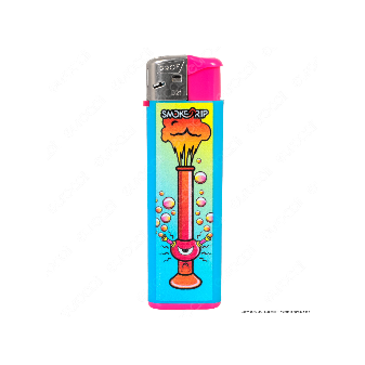 SmokeTrip Color Accendini Elettronici Fantasia Bong - Box da 50