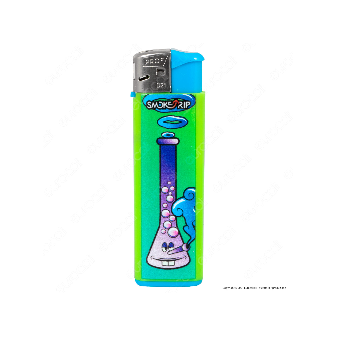 SmokeTrip Color Accendini Elettronici Fantasia Bong - Box da 50