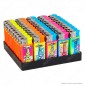 SmokeTrip Color Mini Accendini Elettronici Ricaricabili Fantasia Bong - Box da 50 Accendini